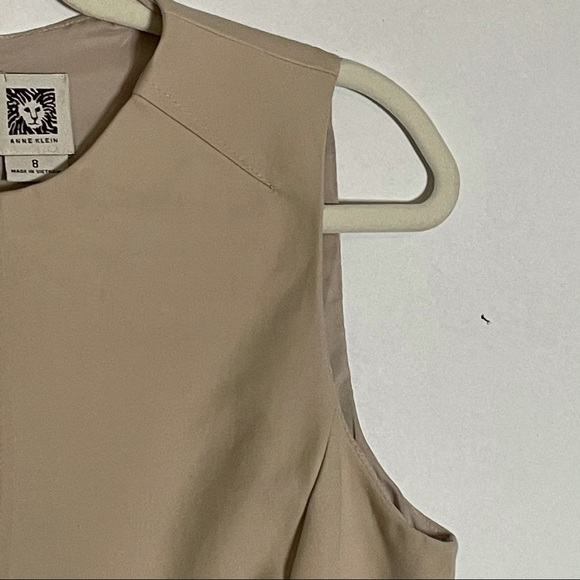 Anne Klein aline tank career dress tan size 8 - Picture 5 of 13